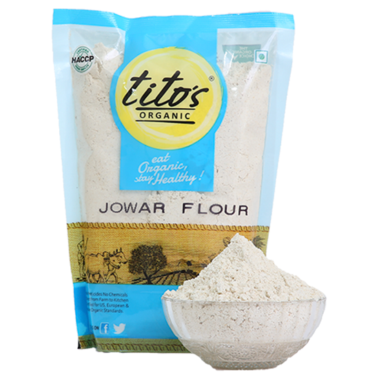 Picture of Tito's Organic Jowar Flour | 500 gm |  Pack Of 4 