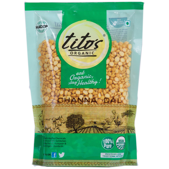 Picture of Tito's Organic Chana Dal | 500 gm | Pack Of 2