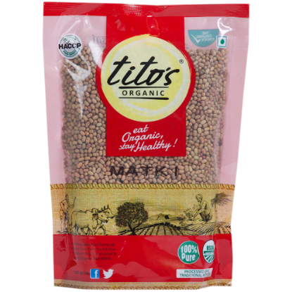 Picture of Tito's Organic Matki | 500 gm | Pack Of 2
