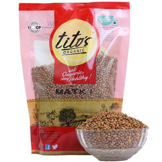Picture of Tito's Organic Matki | 500 gm | Pack Of 2
