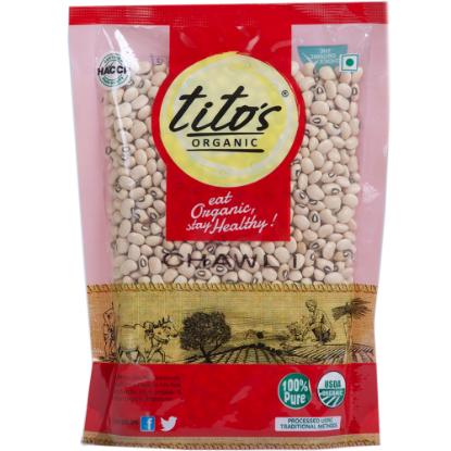 Picture of Tito's Organic Chawli | 500 gm | Pack Of 2 