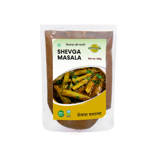 Picture of Milawat Free Shevga Masala | 100 gm | Pack Of 2 