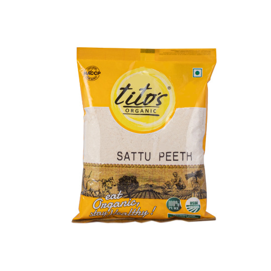 Picture of Tito's Organic Sattu Peeth | 250 gm | Pack Of  2