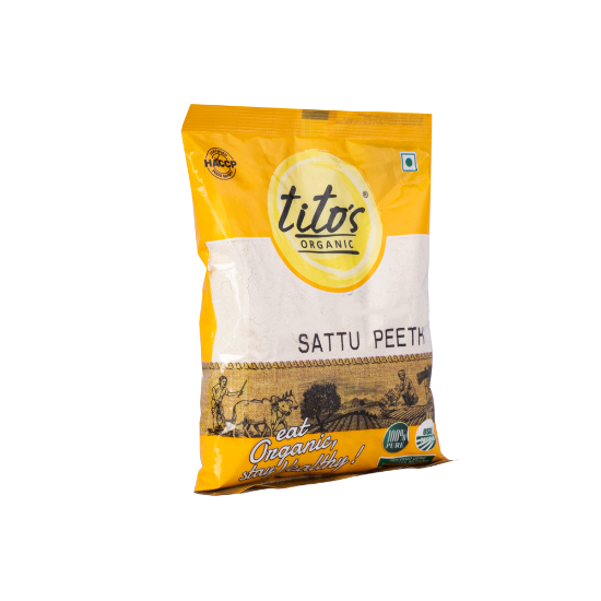 Picture of Tito's Organic Sattu Peeth | 250 gm | Pack Of  2