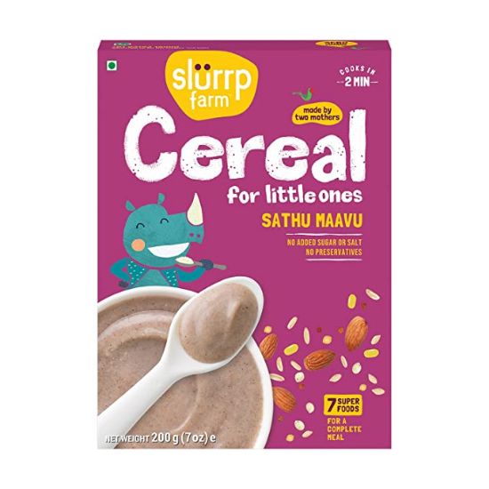 Picture of Slurrp Farm Sathu Maavu 100% Natural Porridge Mix  | 200 gm