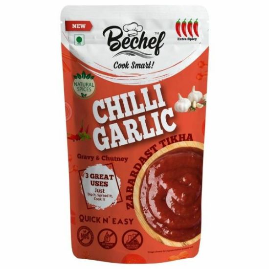 Picture of Bechefs Chilli Garlic Gravy | 175 gm | Pack Of  2 