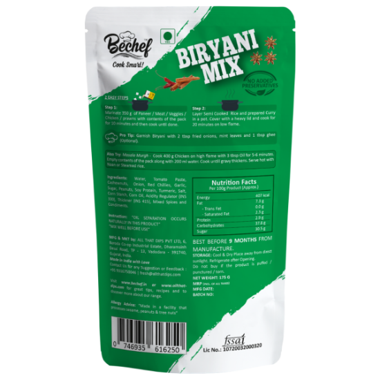 Picture of Bechef Biryani Mix |175 gm | Pack Of 2 