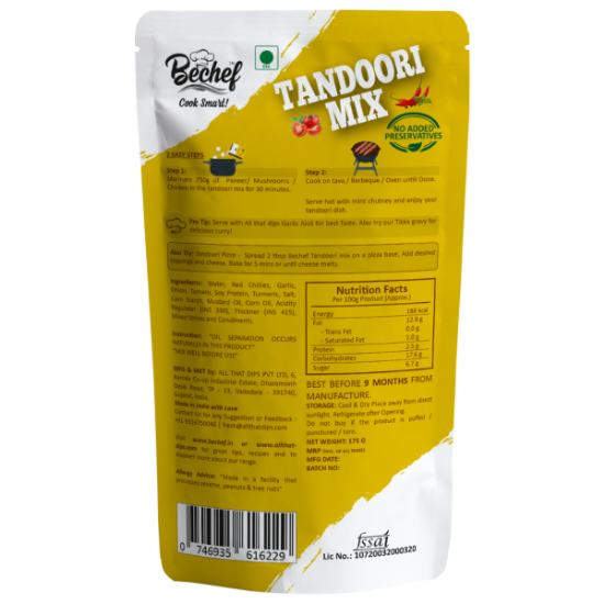 Picture of Bechef Tandoori Mix  | 175 gm | Pack Of 2 