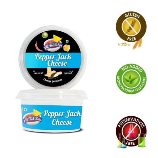 Picture of All That Dips Pepper Jack Cheese | 150 gm