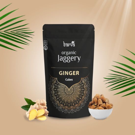 Picture of Barva Organic Jaggery Cube - Ginger | Pack Of 2
