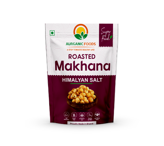 Picture of Aurganic Foods Himalyan Salt Makhana | 80 gm | Pack Of  2