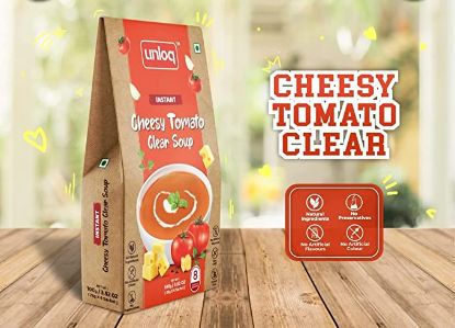 Picture of Unloq Cheesy Tomato Soup | 100 gm | Pack Of 2