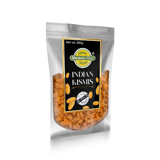 Picture of Milawat Free Indian Kishmish ( Raisins) | 250 gm | Pack Of 2 