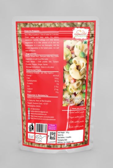 Picture of Mothers Diet Kitchen Barnyard Millet Pasta | 180 gm | Pack Of 3 