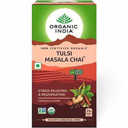 Picture of Organic India Tulsi Masala Chai 25 TB | Pack Of 2 