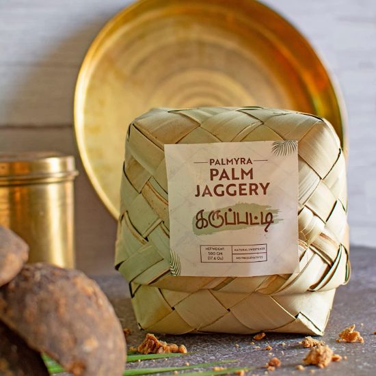 Picture of  Divine Foods Pure & Natural Unrefined Palm Jaggery | 500 gm