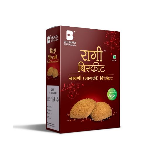 Picture of Bhumata Foods Ragi Biscuits | 200 gms | Pack Of 3 