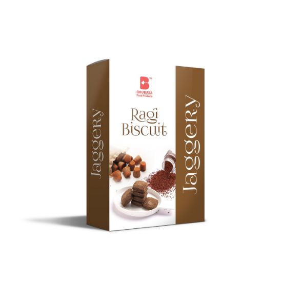 Picture of Bhumata Foods Ragi Biscuits - Jaggery | 200 gms  | Pack Of 3