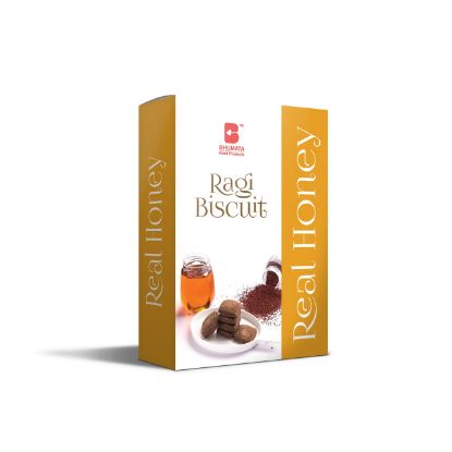 Picture of Bhumata Foods Ragi Biscuits Real Honey | 200 gm |  Pack Of 3 