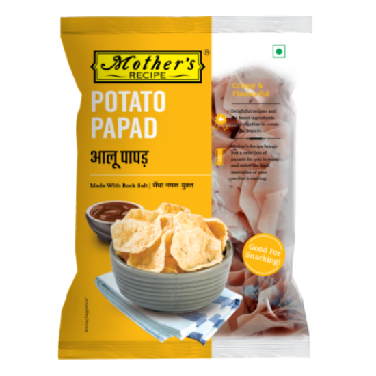 Picture of Mother's Recipe Aloo | Potato Papad | 70 gm | Pack Of 7