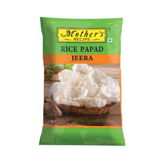 Picture of Mothers Recipe Rice Jeera Papad | 75 gm | Pack Of 9
