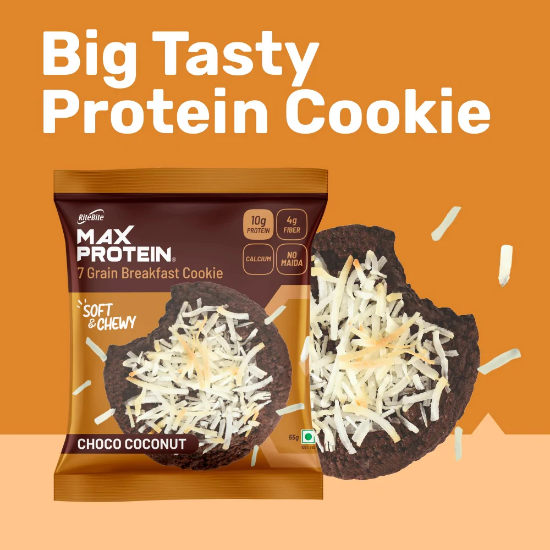 Picture of Rite Bite Max Protein Choco Coconut | 55 gm | Pack Of 4 