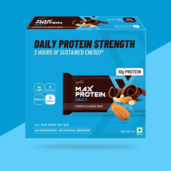 Picture of Rite Bite Max Protein Choco Classic | 50 gm | Pack Of 3 