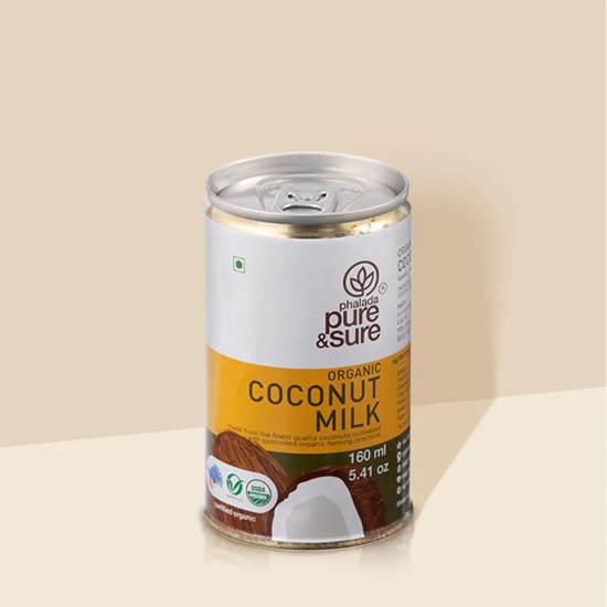 Picture of Pure and Sure Organic Coconut Milk | 160 ml | Pack Of  2 