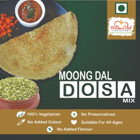 Picture of Mother's Diet Moong Dal Dosa | 100 gm | Pack Of  3