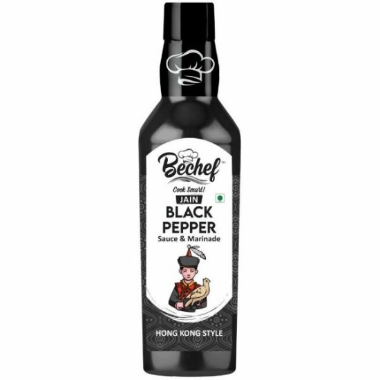 Picture of Bechefs Jain Black Pepper Sauce | 300 gm