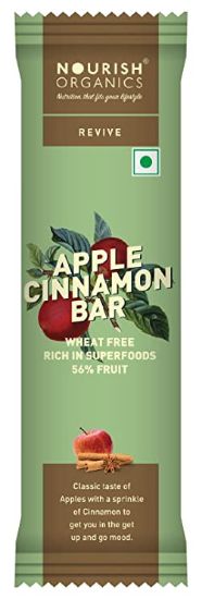 Picture of Nourish Organic  Apple Cinnamon  Bar | Pack Of 6 