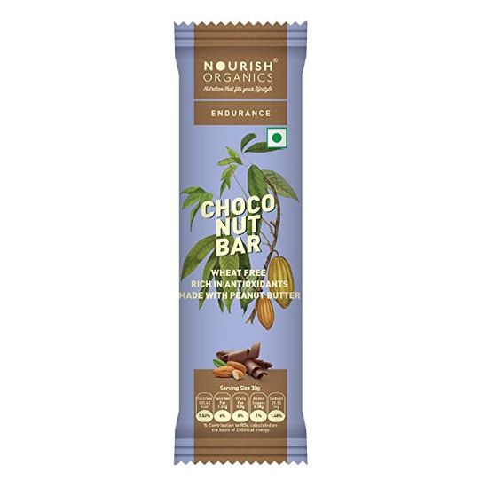 Picture of Nourish Organic Choco Nut Bar  | Pack Of 6 