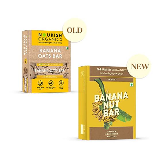 Picture of Nourish Organic Banana Nut Bar | Pack Of 6 