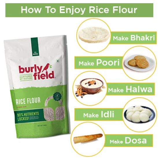 Picture of Burly Field Rice Flour | Pack Of 4 