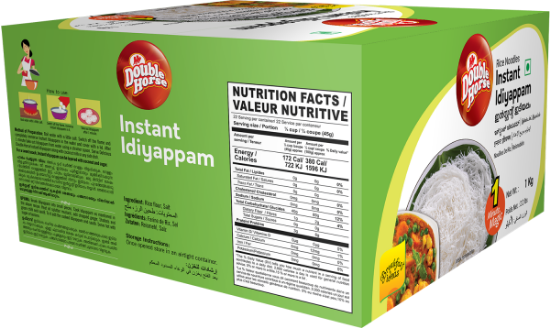 Picture of Double Horse Instant Idiyappam | 100 gm | Pack Of  4 