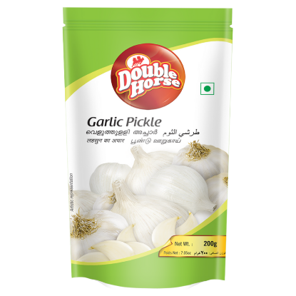 Picture of Double Horse Garlic Pickle | 200 gm | Pack Of 4 