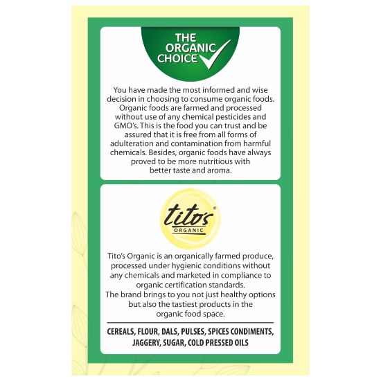 Picture of Tito's Organic Pancharangi Dal | 500 gm | Pack Of 2 