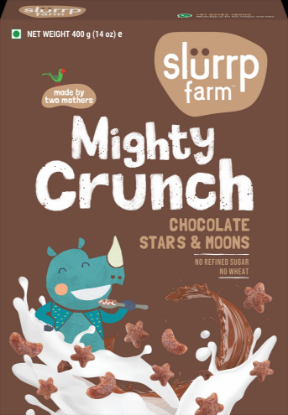 Picture of Slurrp Farm Choco Crunch Chocolate Cereal  | Ragi Stars and Moons 