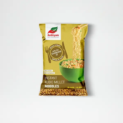 Picture of Aathiyam Instant Kodo Millet | Varagu Noodles  | 175 Gm | Pack Of 4 