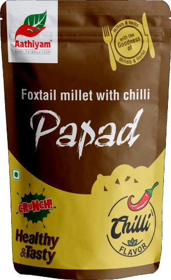 Picture of Aathiyam Foxtail Millet Papad | Pack Of 4 
