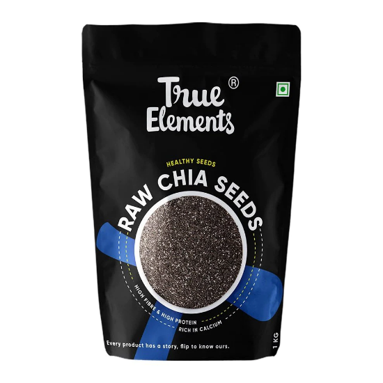 Picture of True Elements Raw Chiya Seeds | 150 gm | Pack Of 2