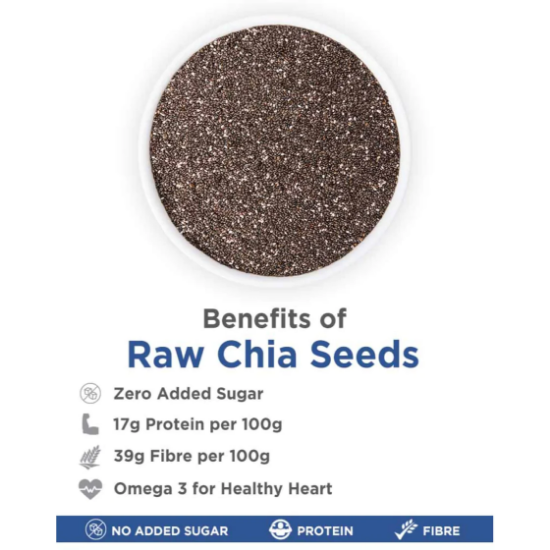 Picture of True Elements Raw Chiya Seeds | 150 gm | Pack Of 2