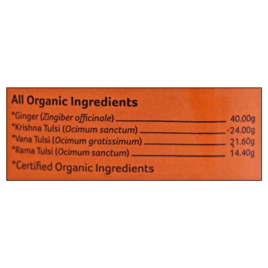 Picture of Organic India  Tulsi  Tea Ginger Tin | 100 gm  