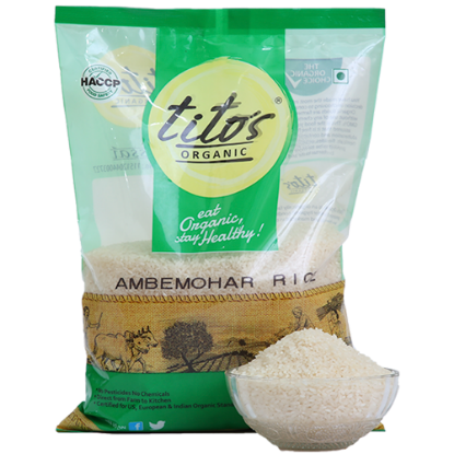 Picture of Tito's Organic Ambemohar Rice | White | 1 kg 