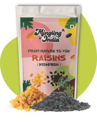 Picture of Mingling India Black Raisins/kismis - 250 gm
