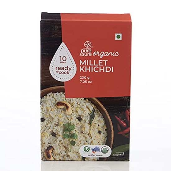 Picture of Pure & Sure Organic Millet Khichdi Mix | Ready To Cook Millet Khichdi | 200 gms. 