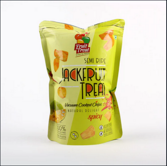 Picture of Fruit Treat Natural Jackfruit Chips with Spicy Chili Masala - 50 gm