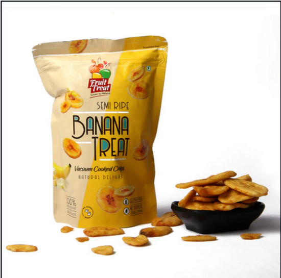 Picture of Fruit Treat Natural Banana Chips - 60 gm 