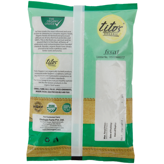 Picture of Tito's Organic Ambemohar Rice | White | 1 kg | Pack Of 10