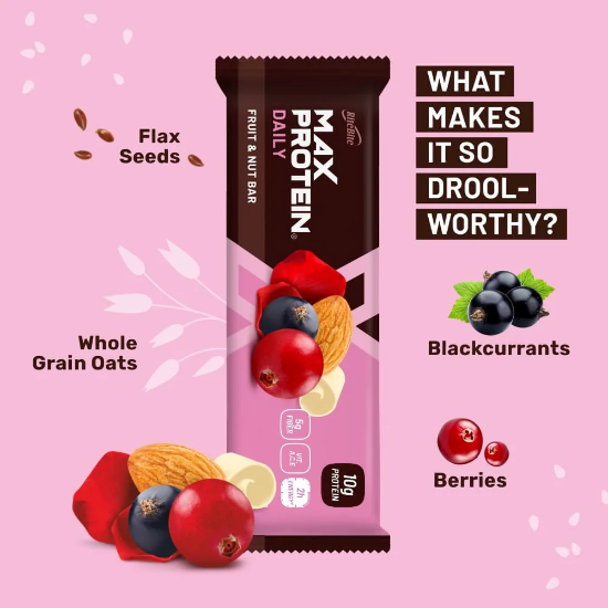 Picture of Rite Bite Max Protein Fruit & Nut Bar | 50 gm 